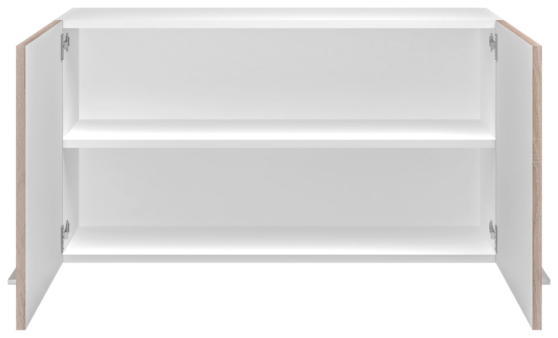 Hängeschrank Samoa weiß Eiche Nachbildung B/H/T: ca. 100x54,8x32 cm