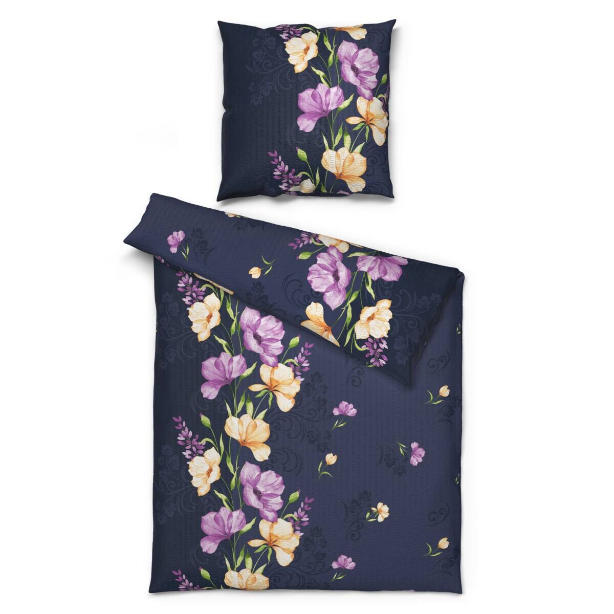 Baumwoll Bettwäsche Seersucker