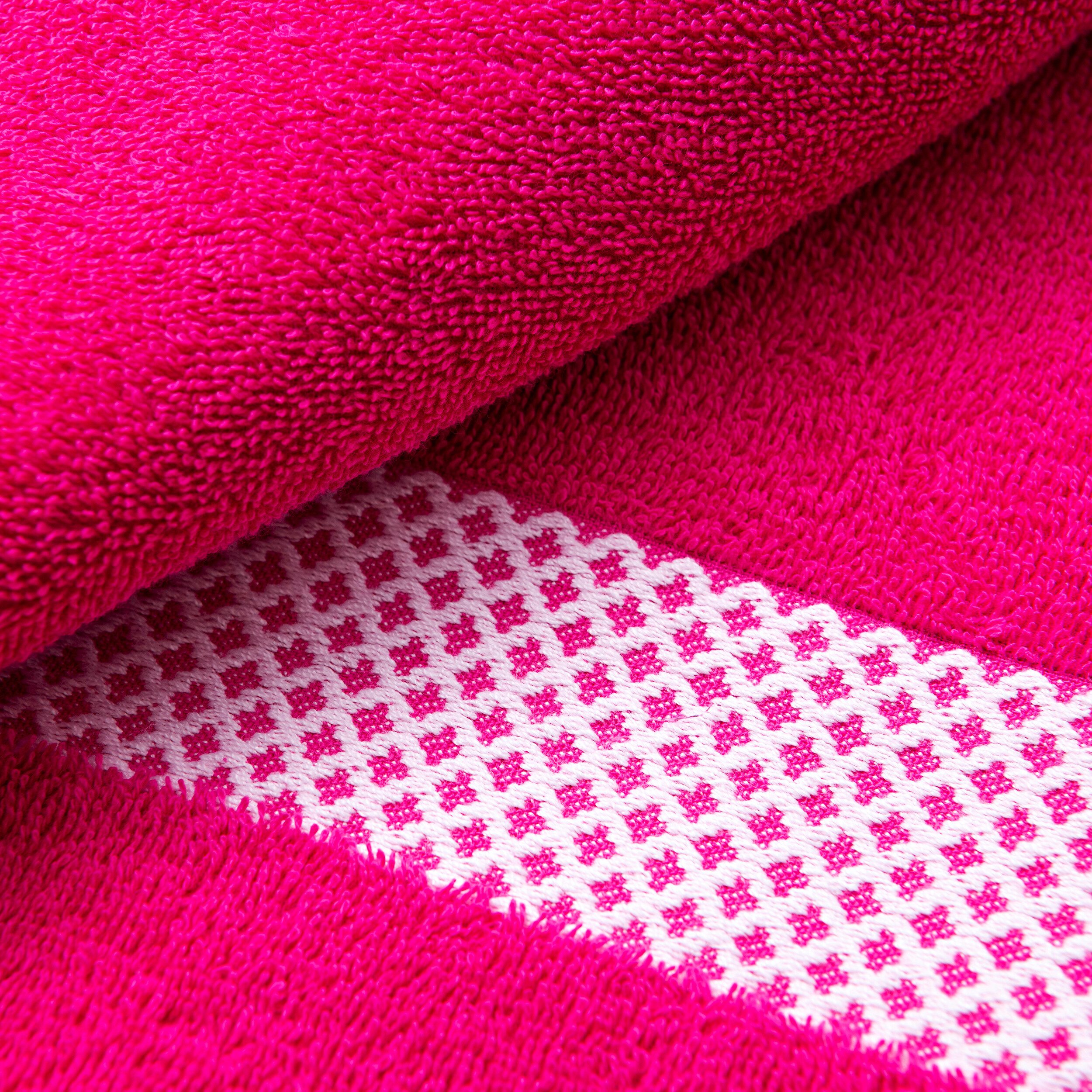 BENETTON Handtuch SUMMER pink Baumwolle B/L: ca. 50x90 cm