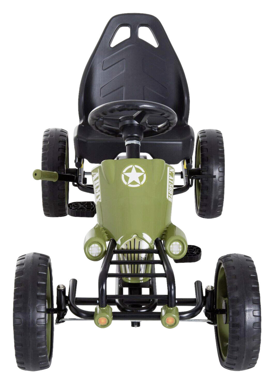 HOMCOM Go Kart schwarz B/H/L: ca. 54x61x105 cm