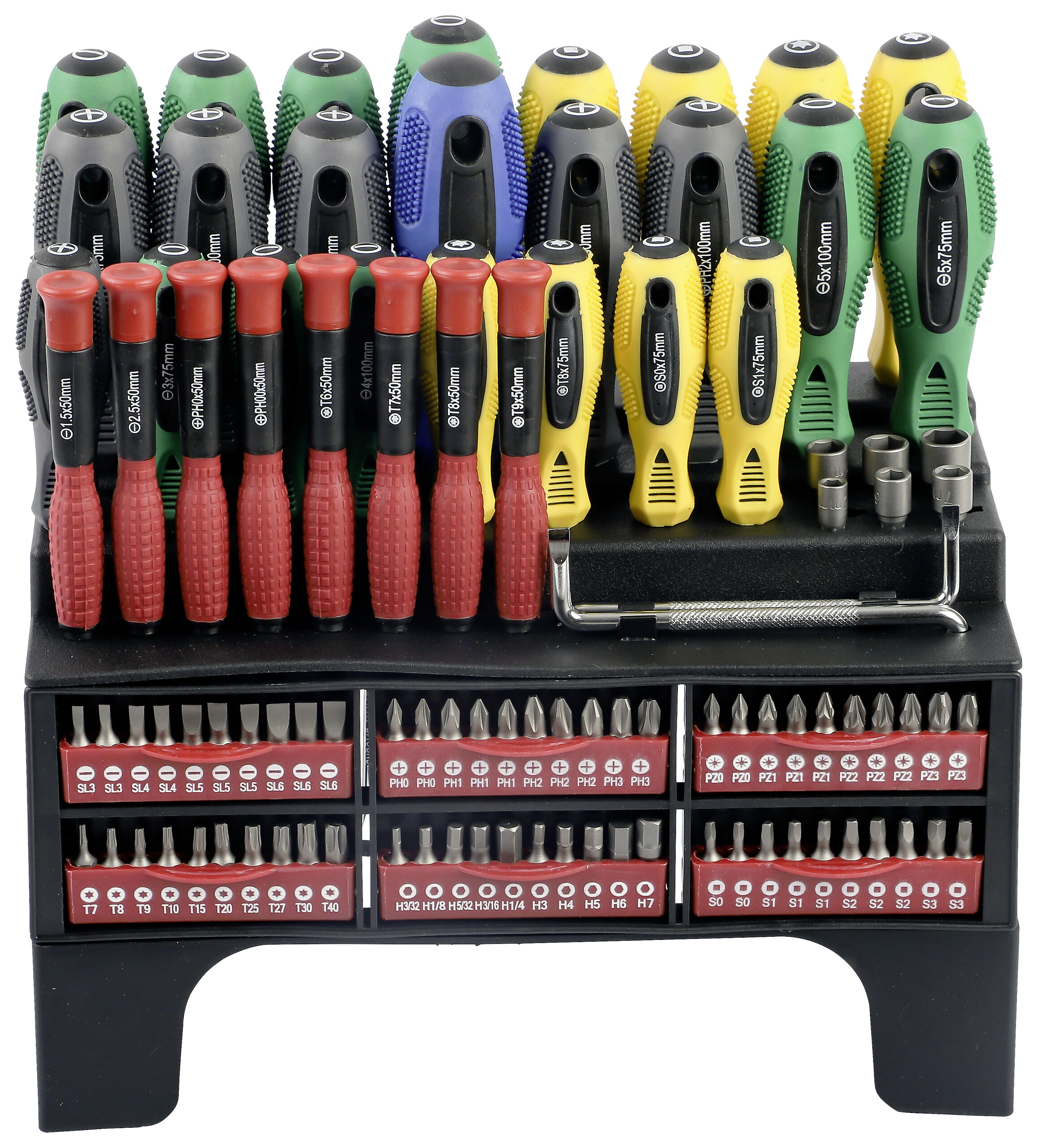 Schraubendreher-Bitset-Set 100 tlg.