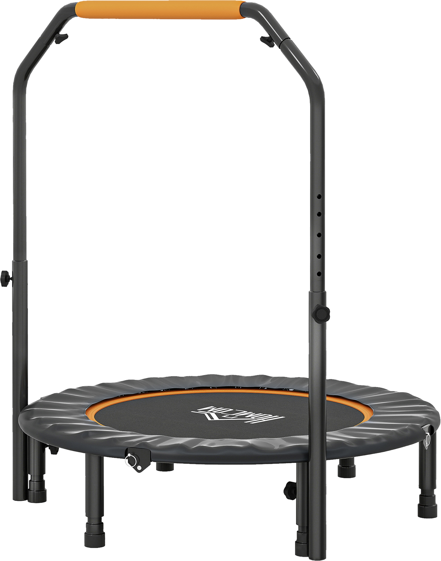HOMCOM Fitness-Trampolin schwarz B/H/L: ca. 102x123x102 cm