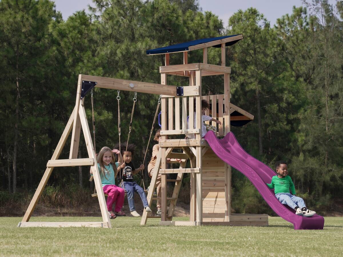 AXI Spielturm Malik braun B/H/L: ca. 345x270x336 cm