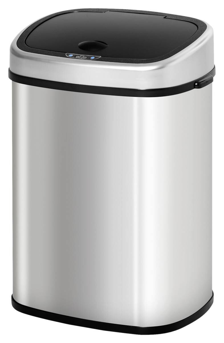 HOMCOM Kücheneimer silber B/H/L: ca. 29,5x57x40,5 cm