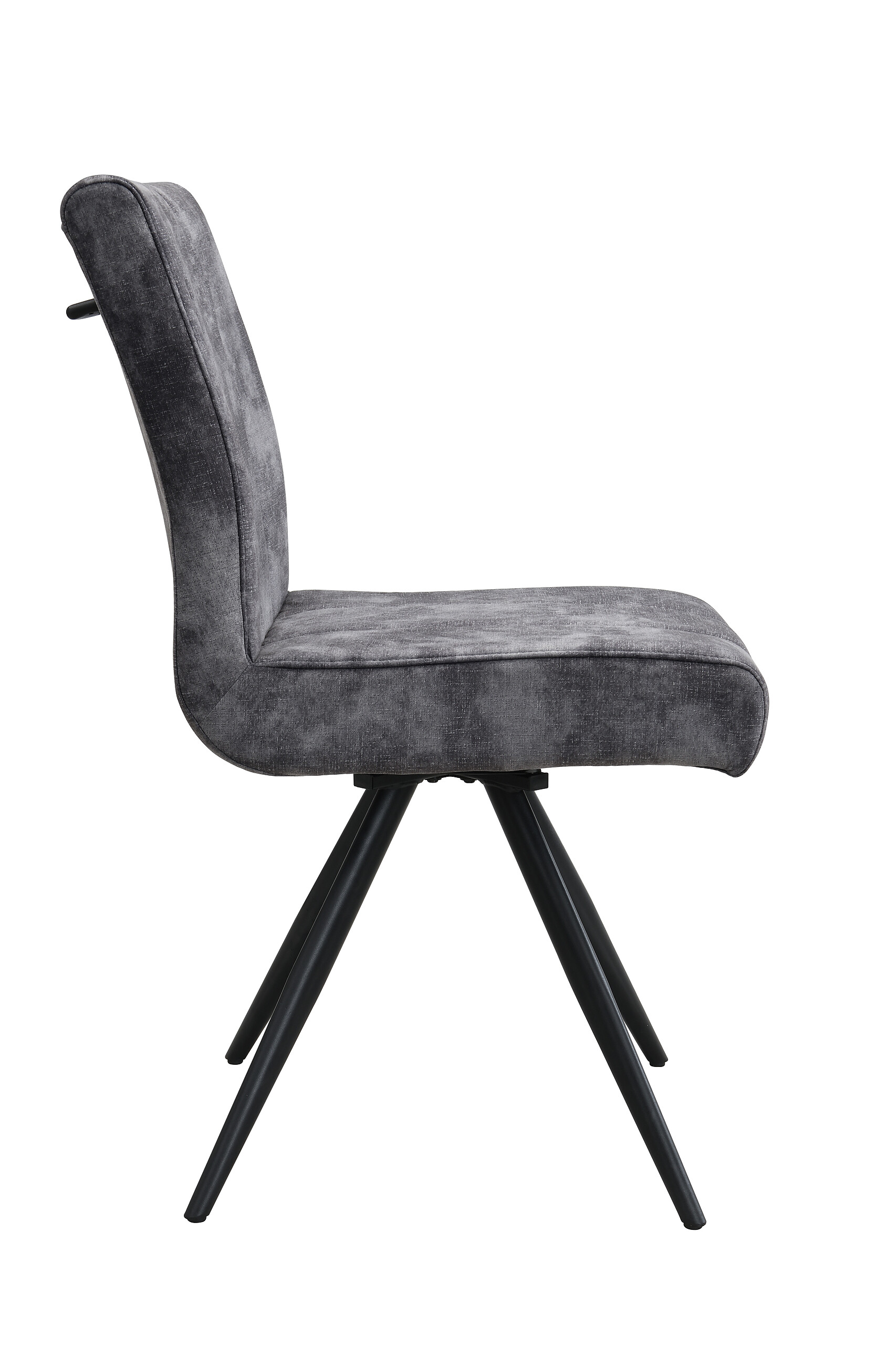 Drehstuhl Porto anthrazit Microfaser B/H/T: ca. 58x94x60 cm