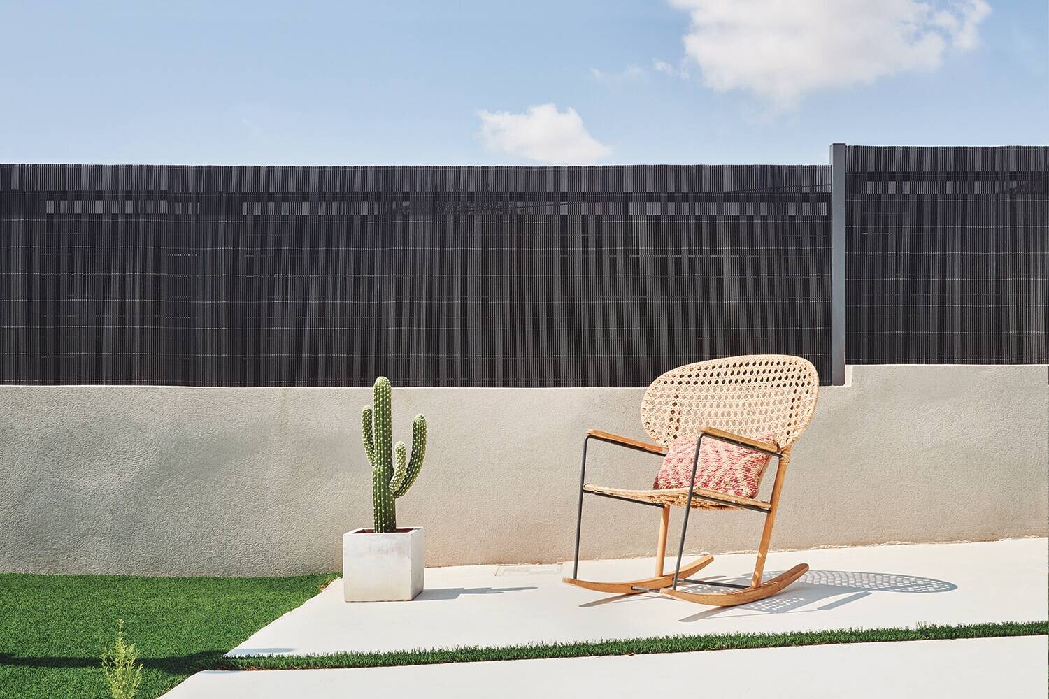 NORTENE Sichtschutz anthrazit Holz B/H/L: ca. 300x17x150 cm