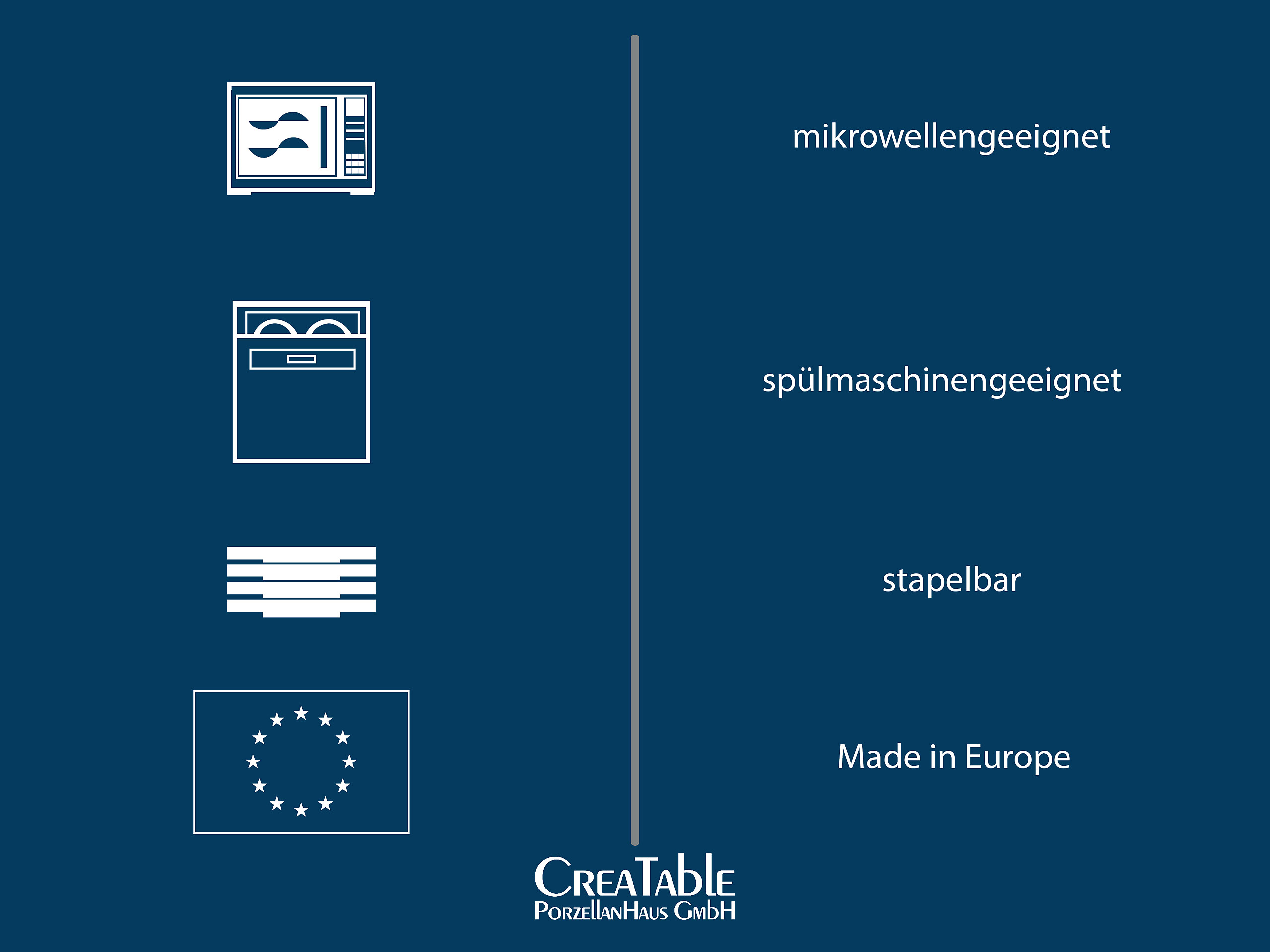 CreaTable Kaffeegarnitur Rokoko weiß Porzellan 3 tlg.