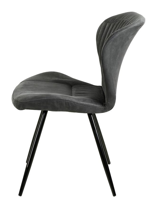 Stuhl anthrazit Vintage B/H/T: ca. 54x86x64 cm