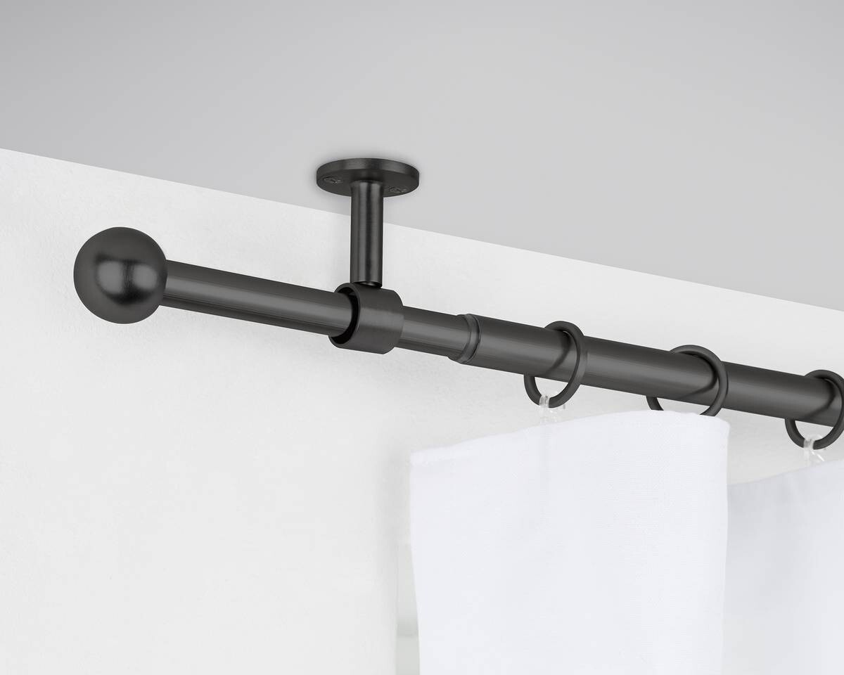 ondeco Stilgarnituren schwarz Metall L: ca. 210 cm ausziehbar von ca. 120 bis 210 cm 1.0 Läufe