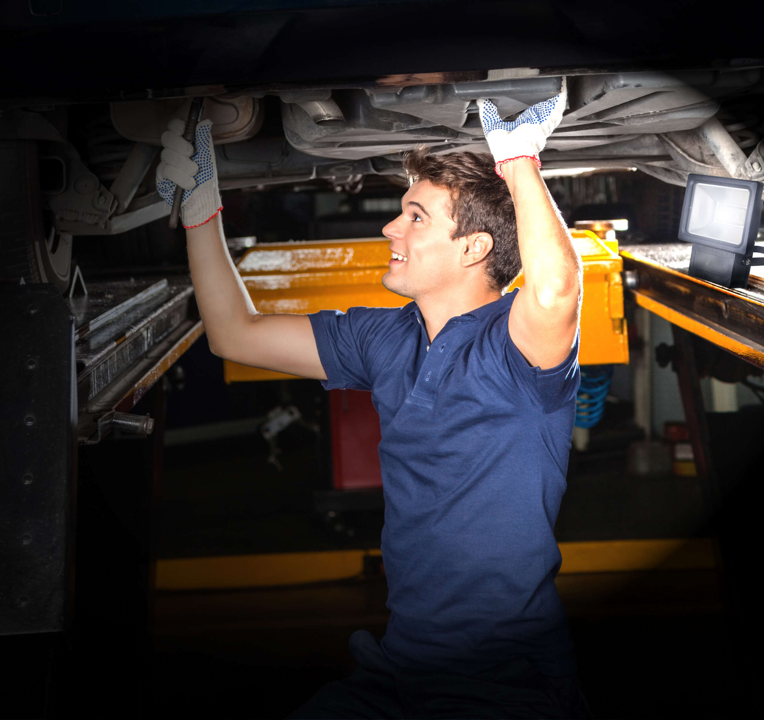 LED-Außenleuchte schwarz B/H/T: ca. 5x18x13 cm