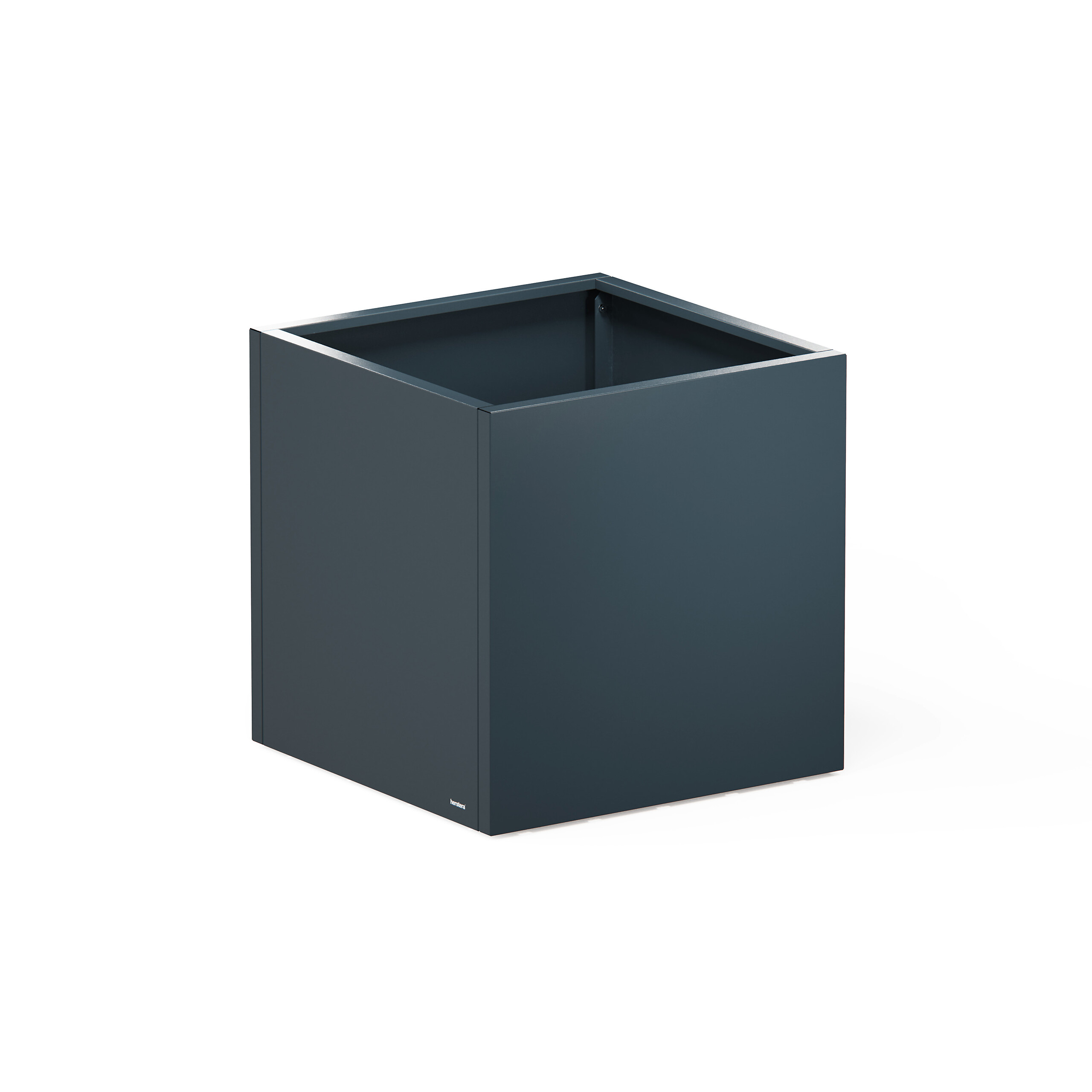 Herstera Garden Pflanzkübel Cube anthrazit Metall B/H/L: ca. 80x80x80 cm