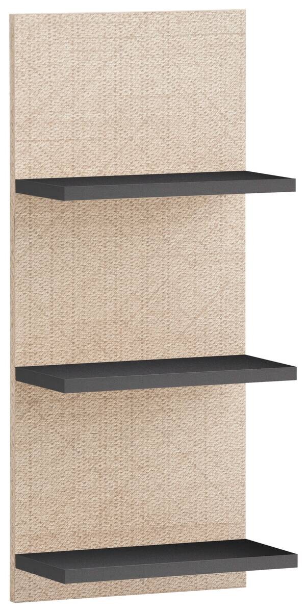 Regal Sander anthrazit Eiche Nachbildung B/H/T: ca. 30,3x70,2x17,5 cm