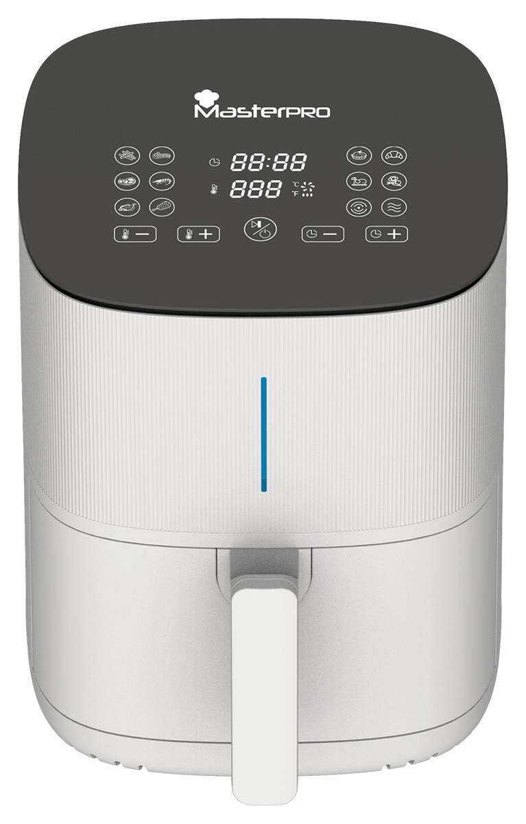 MASTERPRO Heißluftfritteuse BGMP-9308 I-Rocket500 weiß Kunststoff B/H/T: ca. 38x60x40 cm ca. 5 l