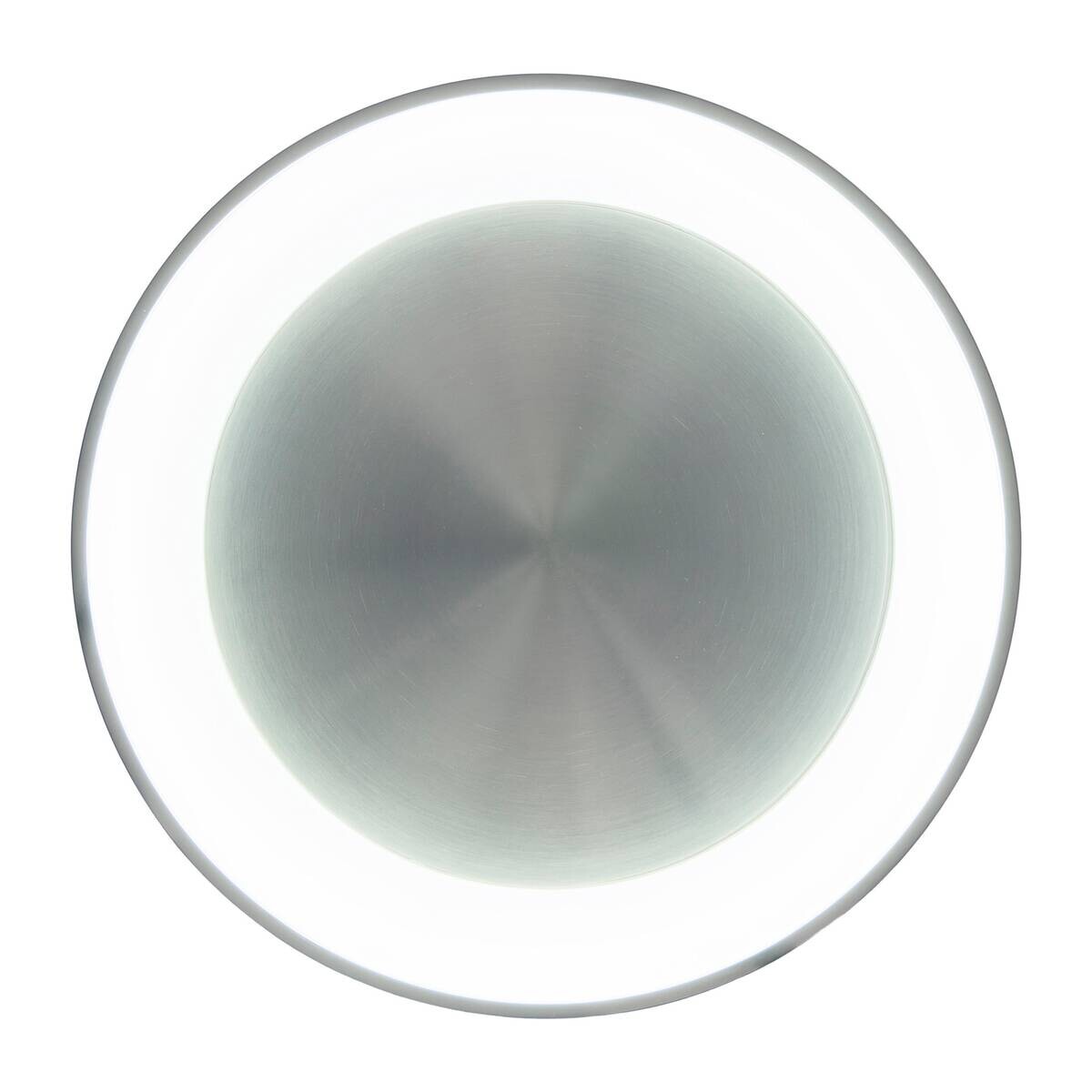 Näve Leuchten Deckenleuchte 1386961 nickel matt Kunststoff Metall B/H/T: ca. 46,5x8x46,5 cm null 1 Brennstellen