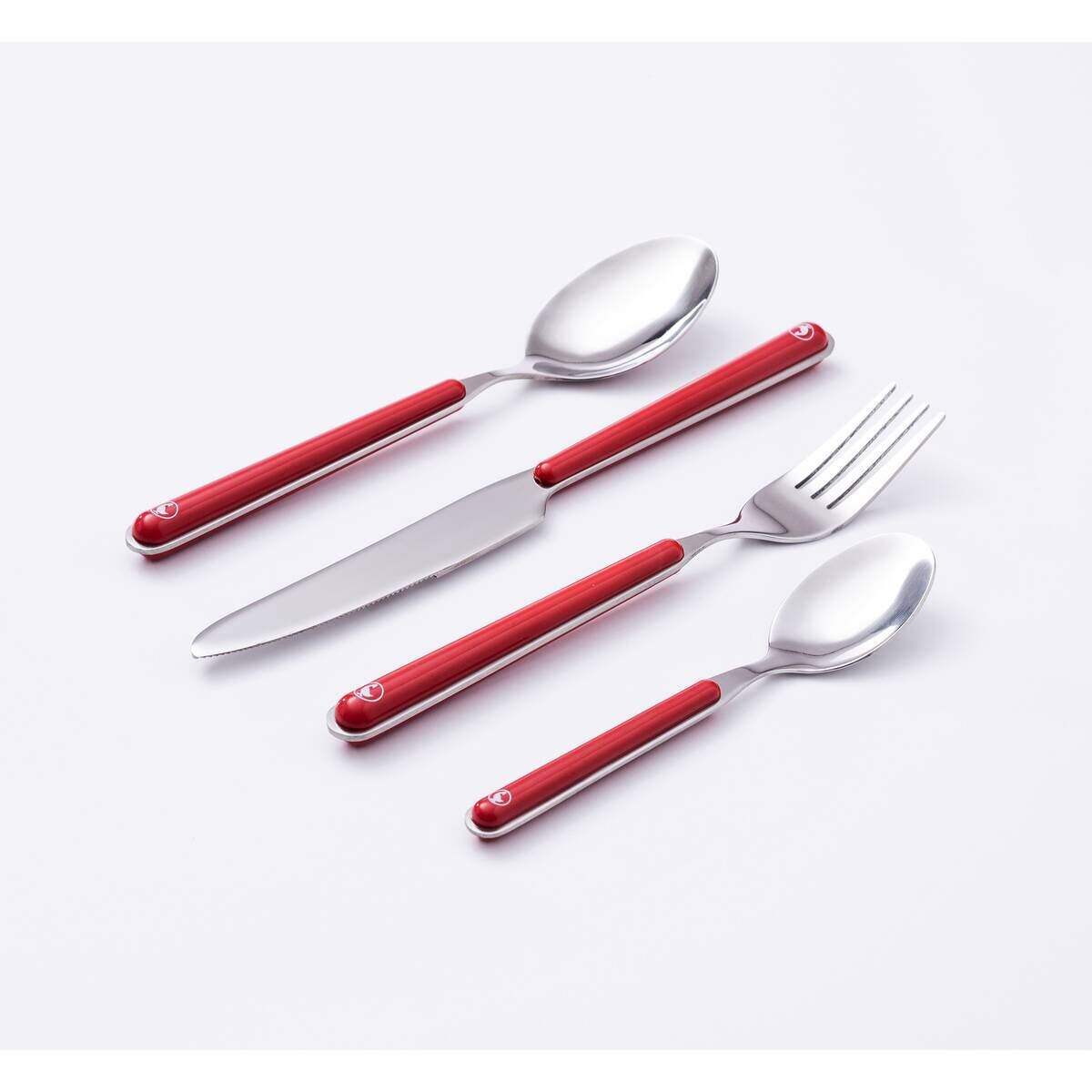 EL GANSO Besteckset APARTAMENTO rot Edelstahl 16 tlg.