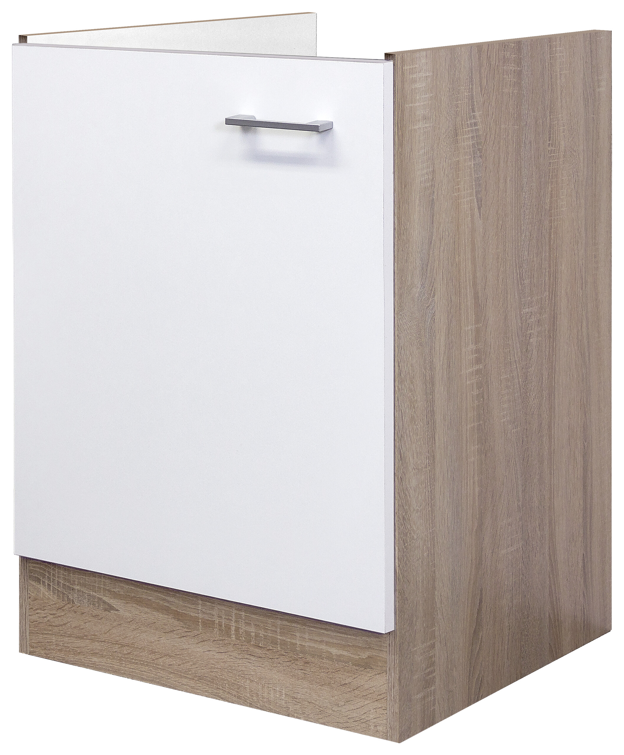 Spülenschrank Samoa weiß Eiche Nachbildung B/H/T: ca. 50x82x57 cm