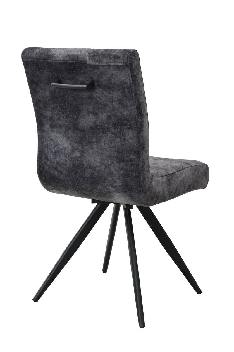 Drehstuhl Porto anthrazit Microfaser B/H/T: ca. 58x94x60 cm