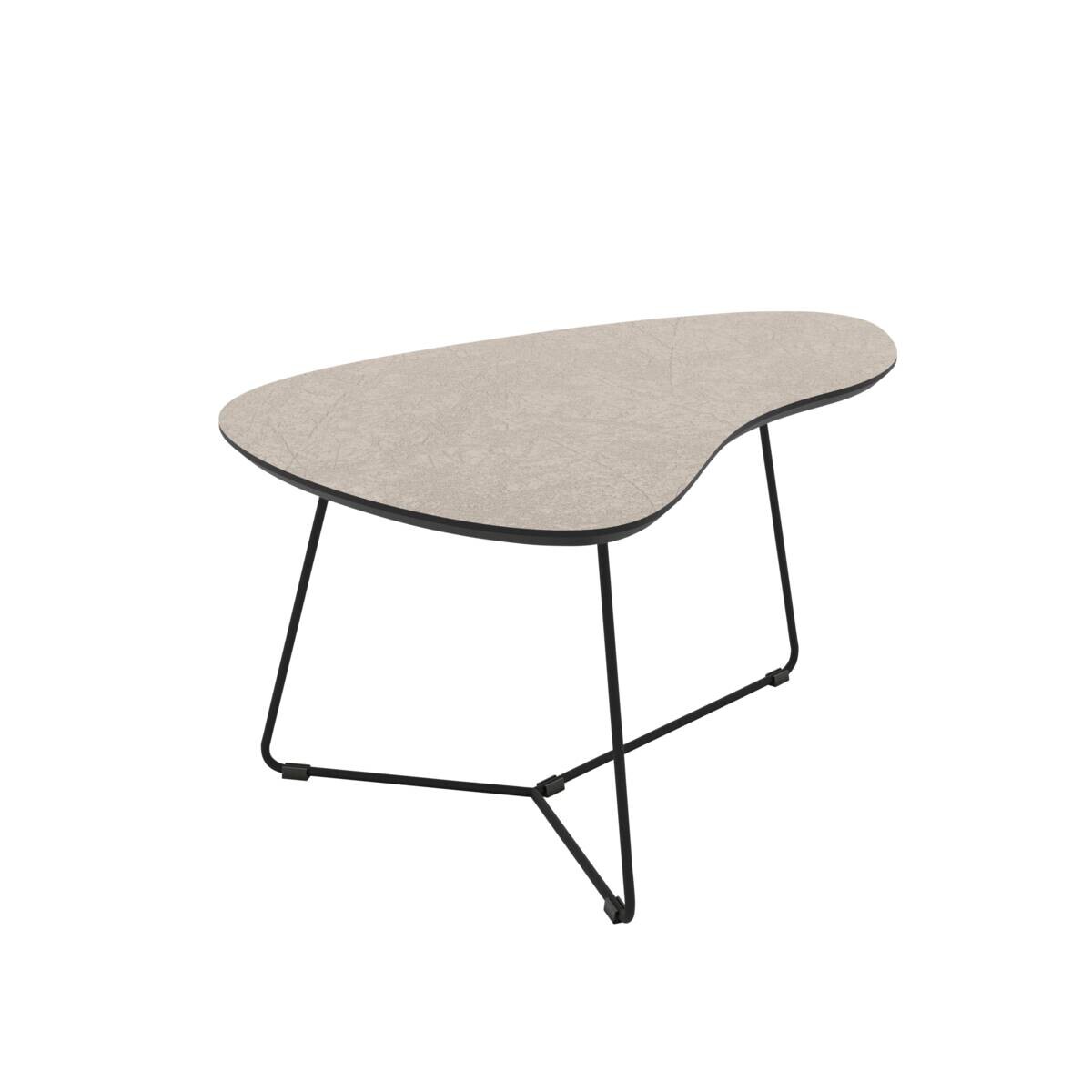 Hela Couchtisch Pisa hellbraun Metall Holzwerkstoff B/H/T: ca. 87x43x59 cm