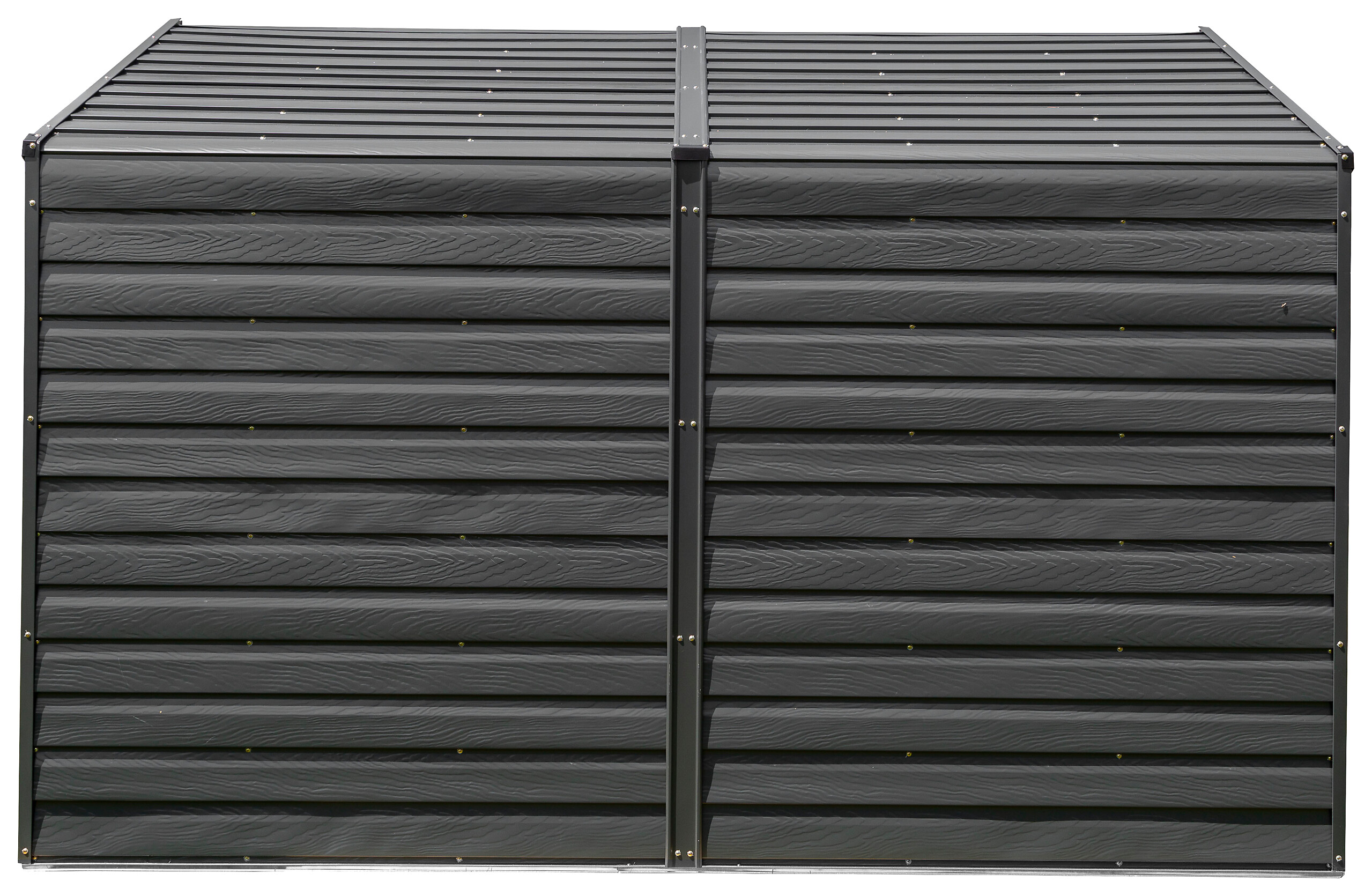 Spacemaker Anlehngerätehaus 4x10 grau B/H/T: ca. 295x208x124 cm