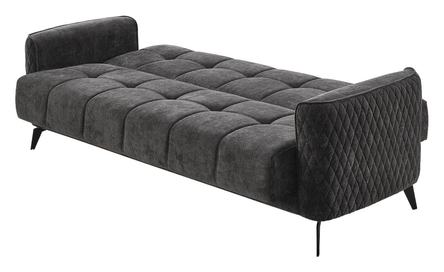 Sofa 3-2-1 Lendor grau Webstoff