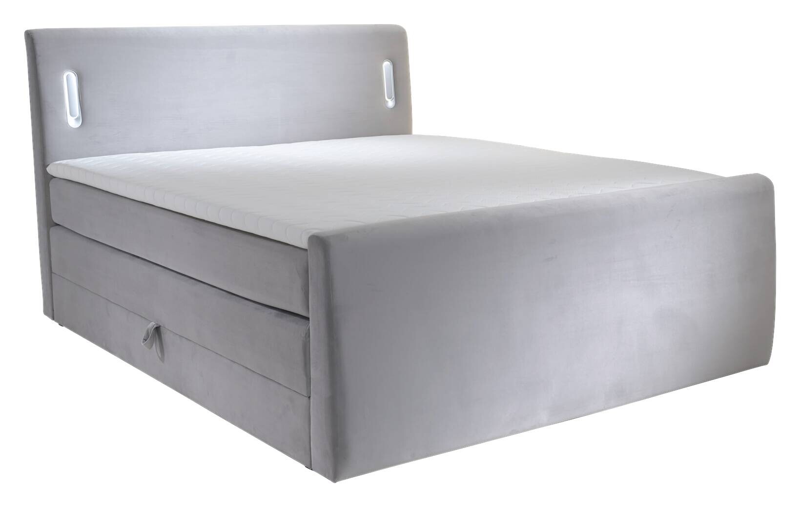 Boxspringbett Lighting grau Liegefläche B/L: ca. 160x200 cm