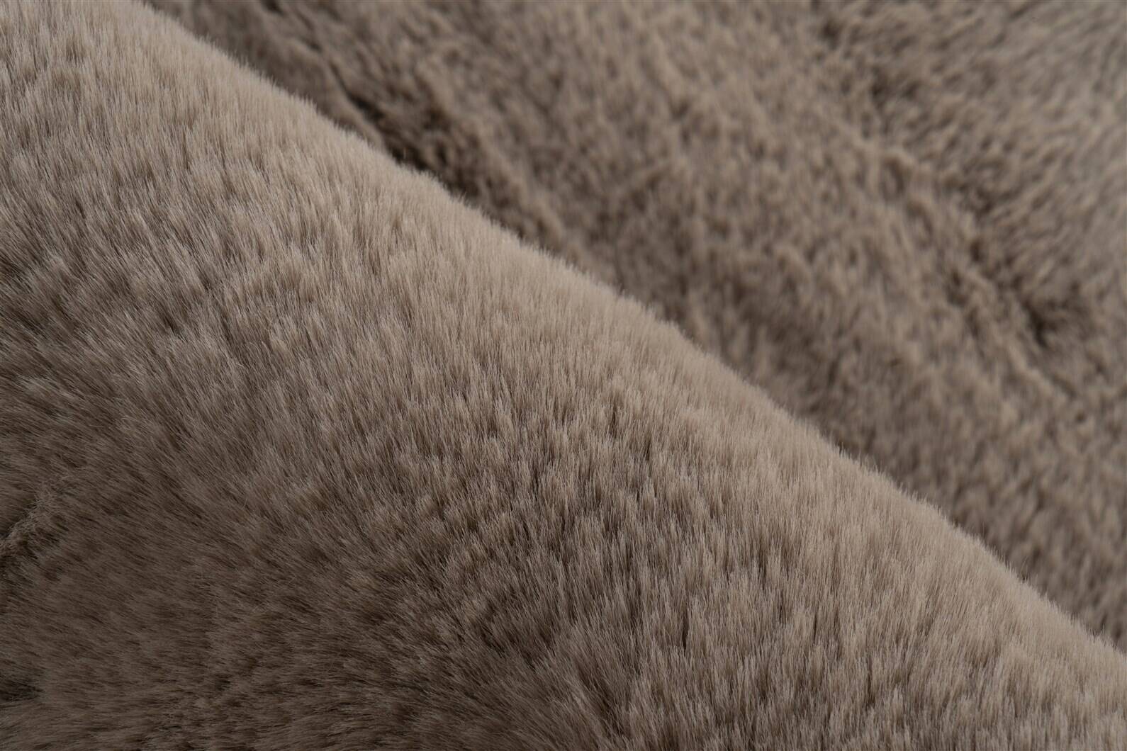 Kayoom Hochflorteppich Badematte Rabbit 225 sand B/H/L: ca. 40x3,5x60 cm