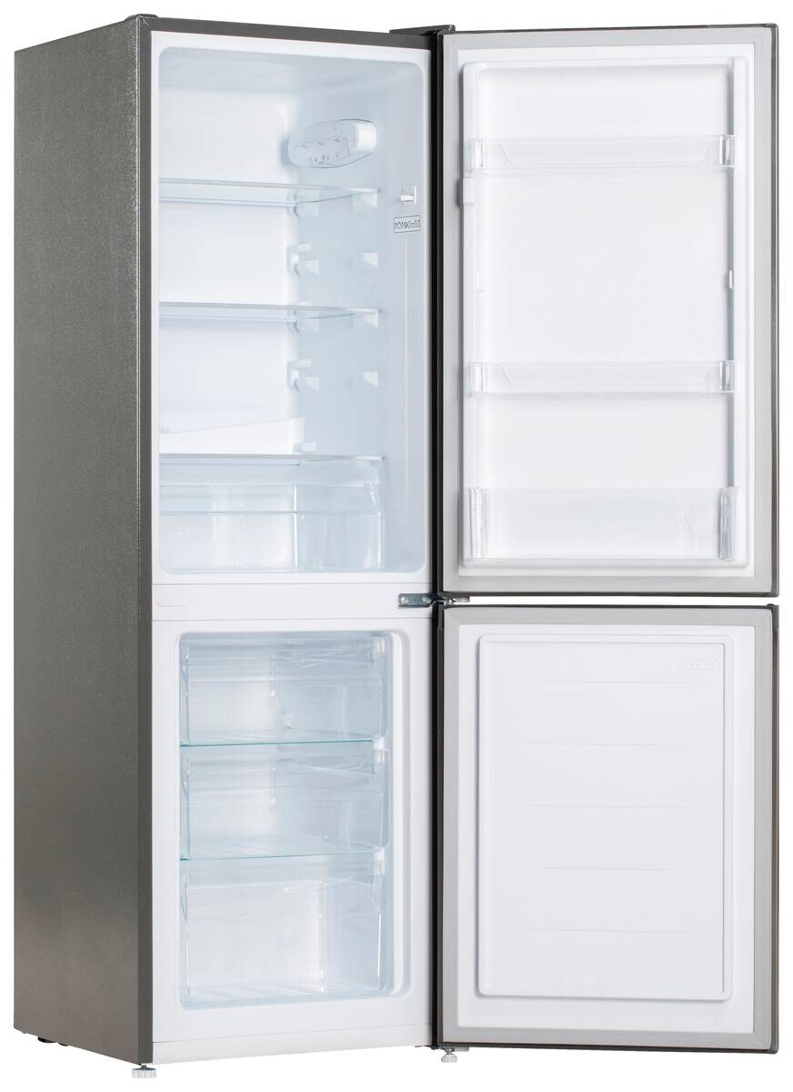 POCOline Kühl-/Gefrierkombination KGK 144-157 CIX Inox B/H/T: ca. 47x144x50 cm