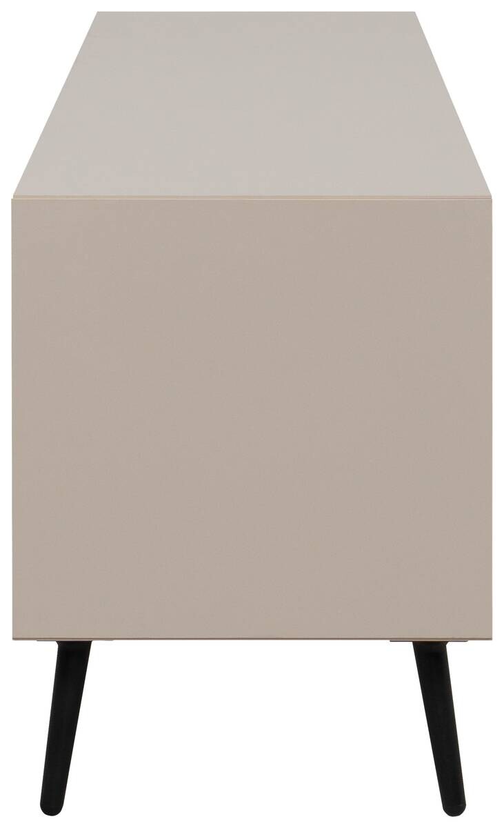 Lowboard Arona sand schwarz B/H/T: ca. 175x50x38 cm