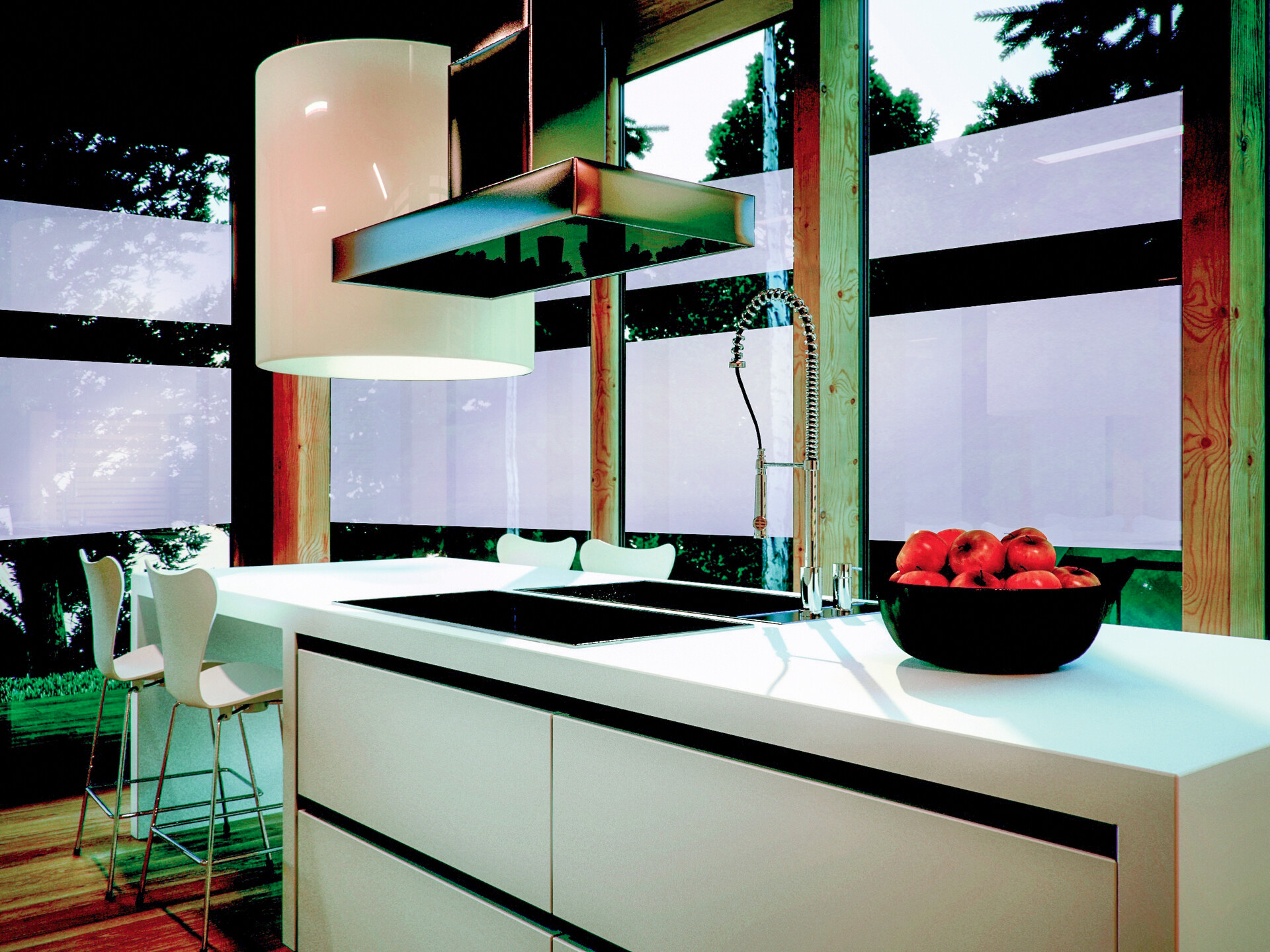 d-c-fix Dekofolie Milky weiß B/L: ca. 90x210 cm