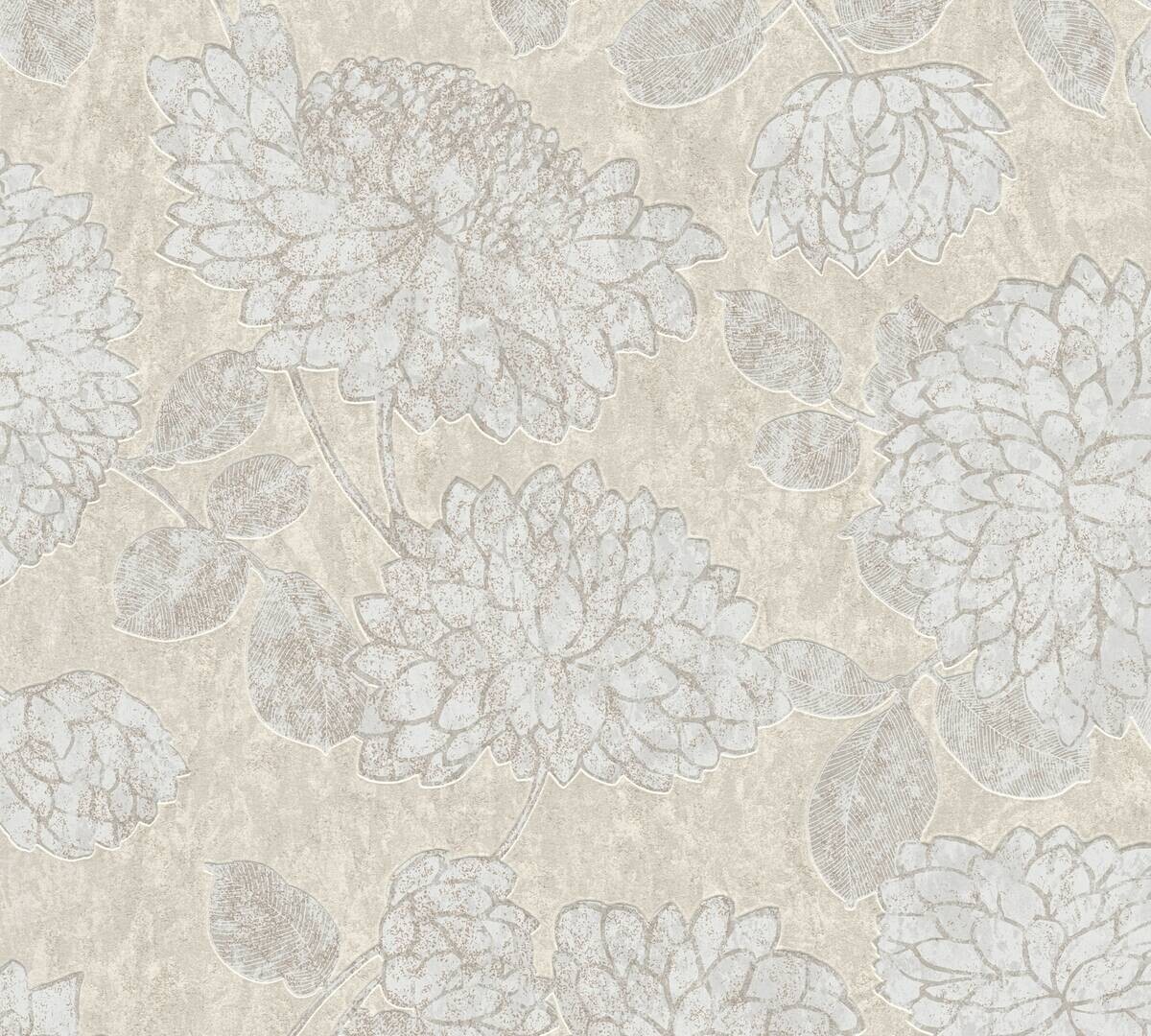 A.S.Creation Vliestapete Attractive 2 Floral beige B/L: ca. 53x1005 cm