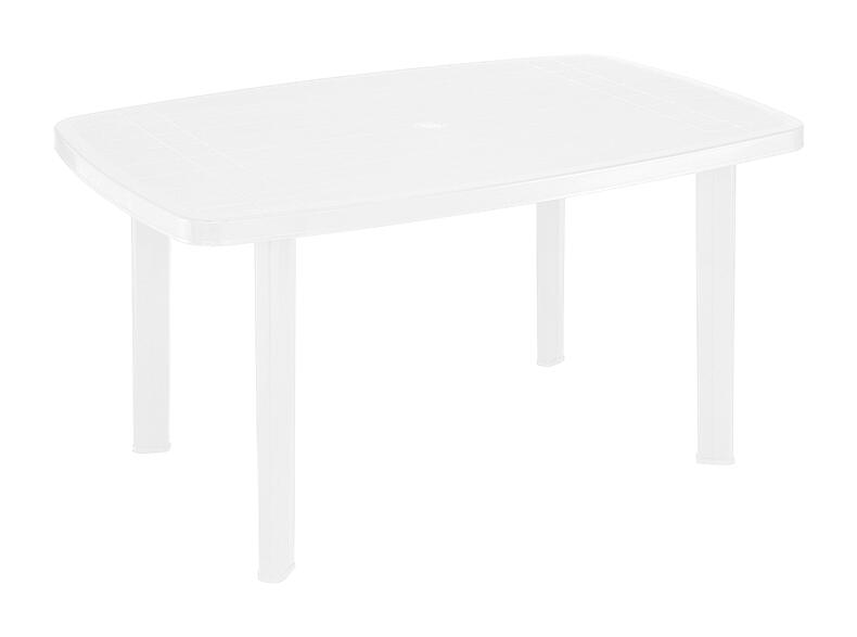 Gartensitzgruppe Eden + Faro weiß Kunststoff