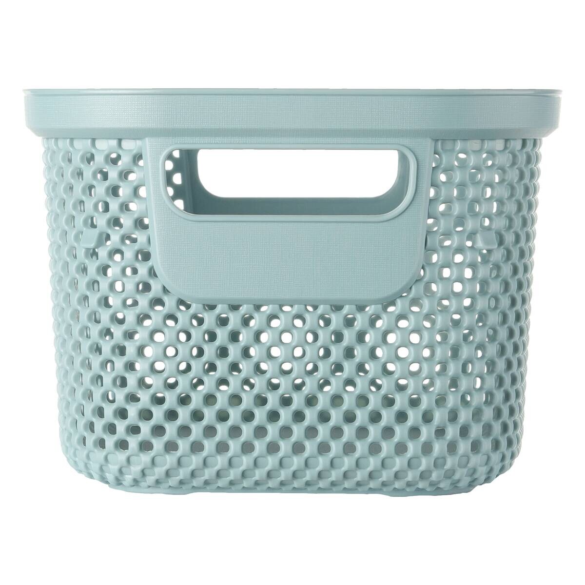 Aufbewahrungskorb blau B/H/L: ca. 17x12x23,5 cm