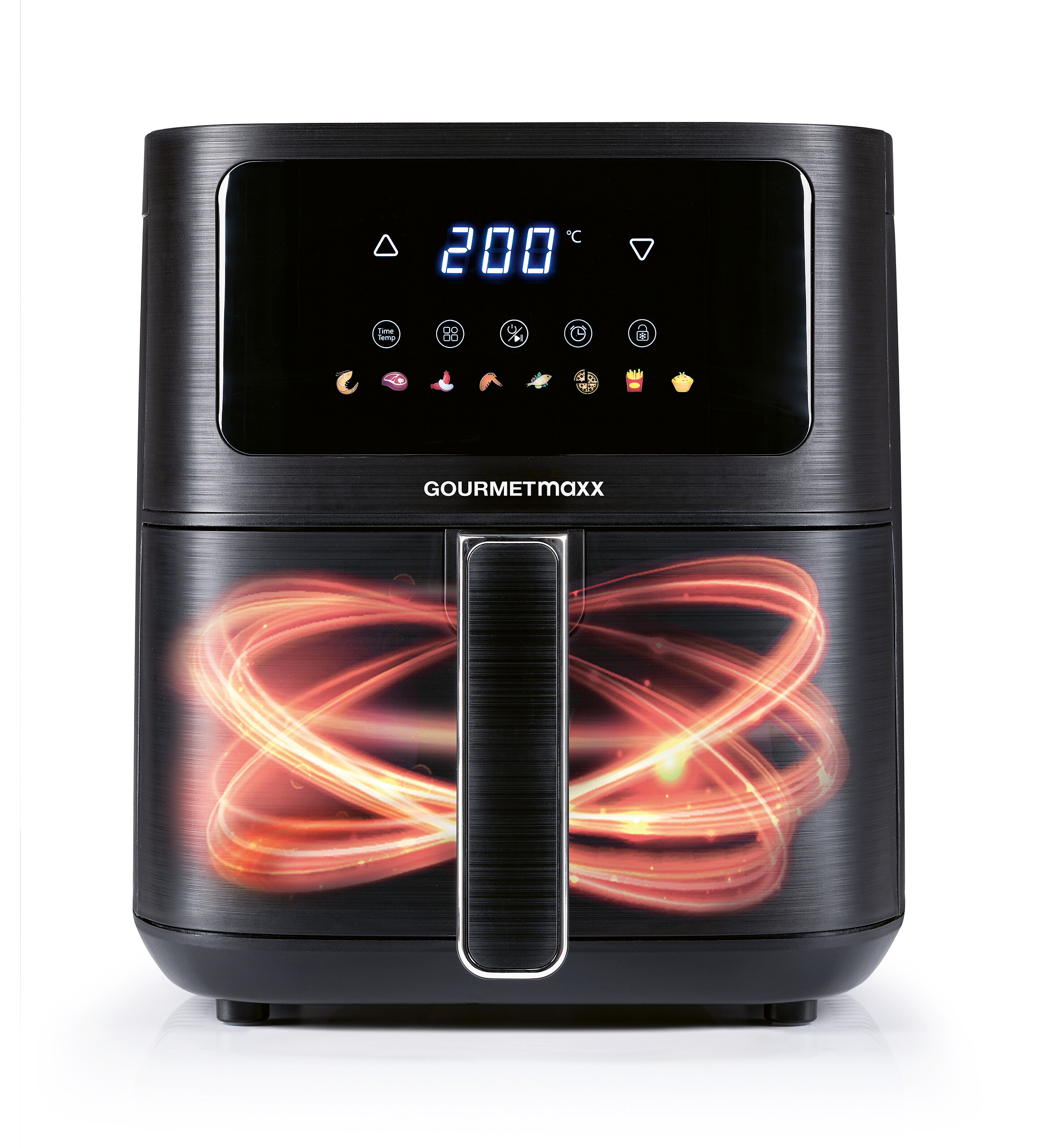 GOURMETmaxx Heißluftfritteuse 16394 schwarz Kunststoff B/H/L: ca. 26x29,5x36 cm ca. 4,5 l