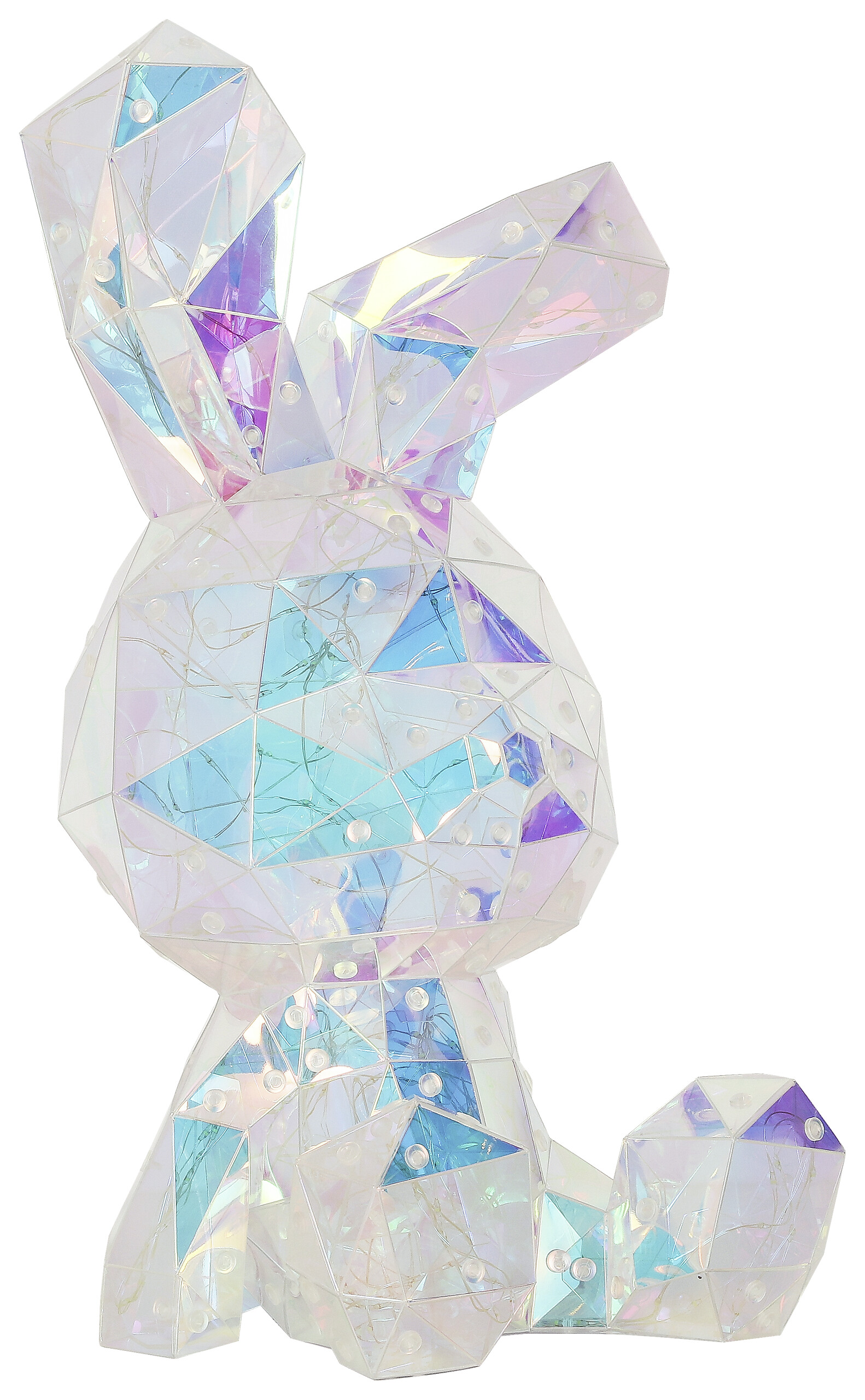 Nolo LED-Dekoleuchte transparent B/H/L: ca. 20x20x41 cm