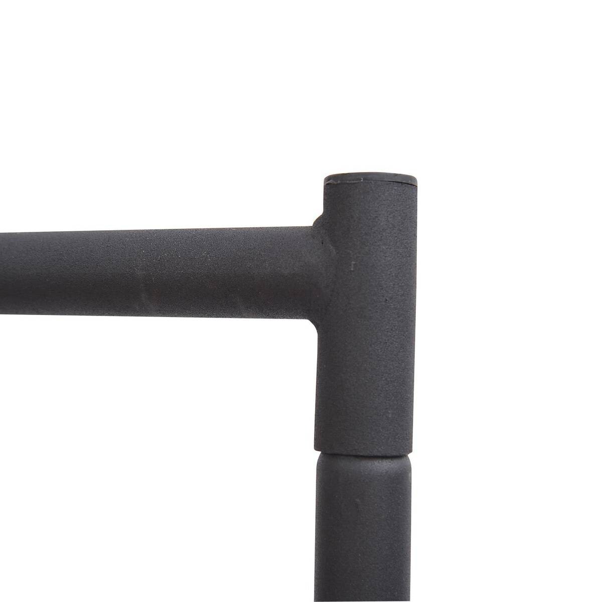 HOMCOM Kleiderständer schwarz Eisen B/H/T: ca. 150x150x60 cm