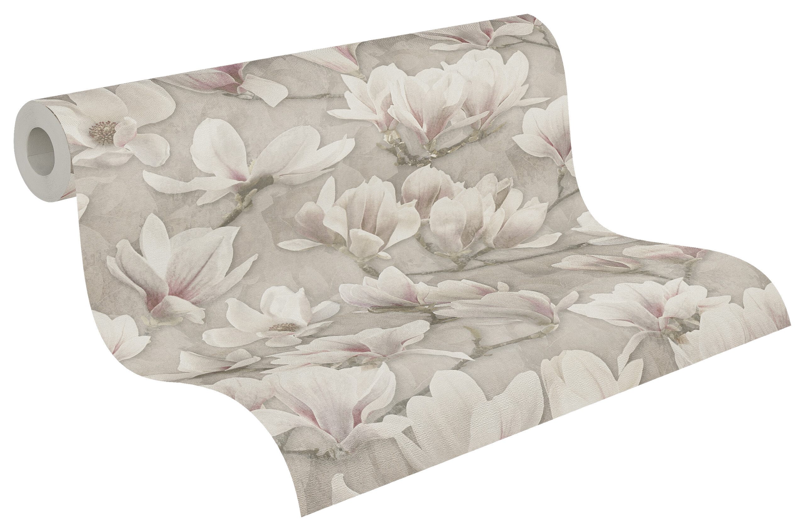 A.S.Creation Vliestapete weiß rosa B/H/D: ca. 53x1005x8 cm