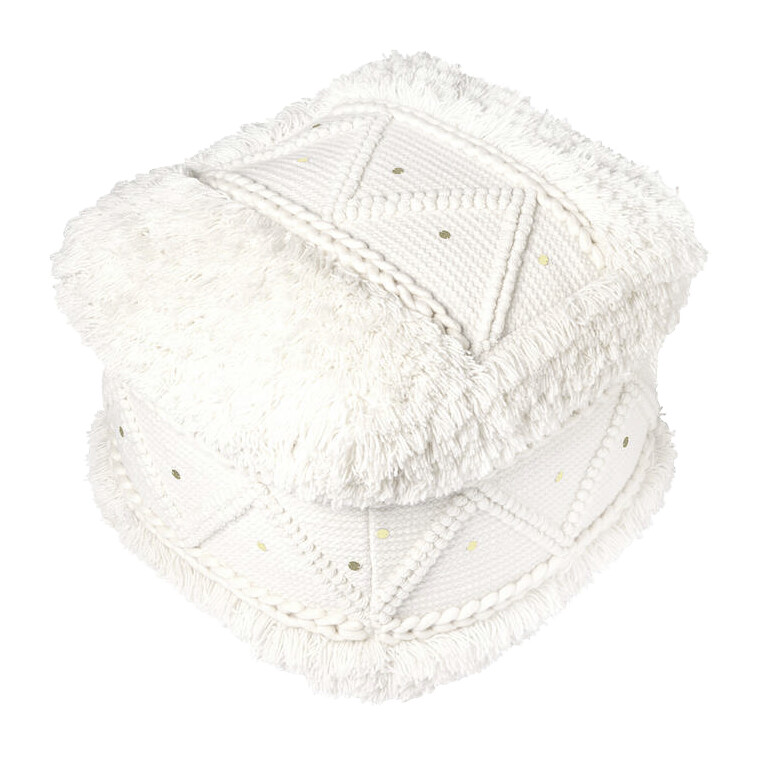 360 Living Hocker Bohist 500 creme B/H/T: ca. 50x45x50 cm