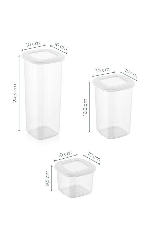 HermiaConcept Vorratsdosenset 24tlg. weiß