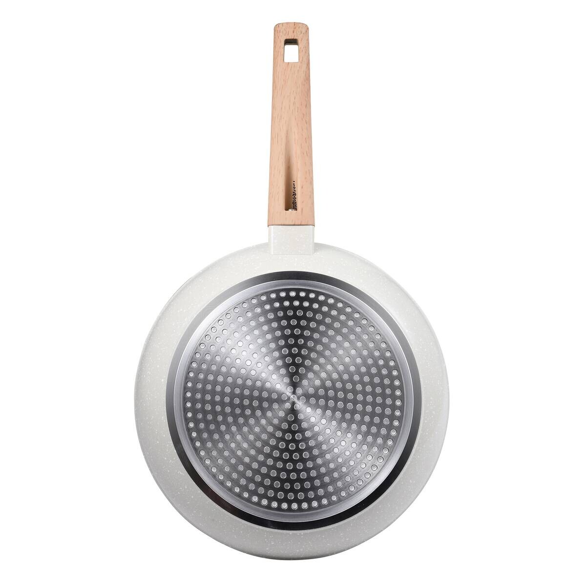 BERGNER Bratpfannen-Set NATURALLY weiß Alu 3 tlg.