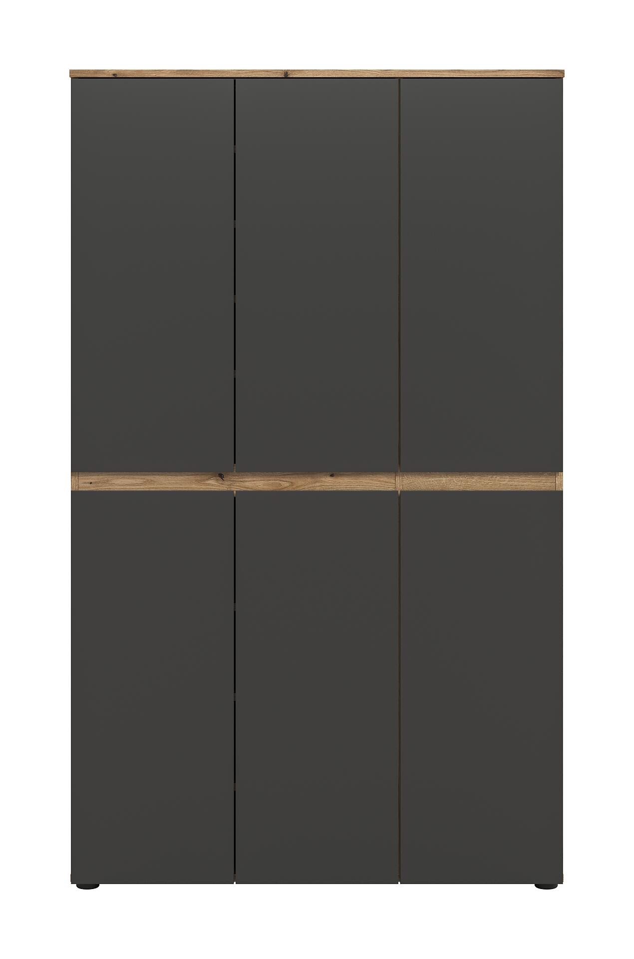 Schrank SCARPA Evoke Oak Nachbildung anthrazit B/H/T: ca. 105x175x37 cm