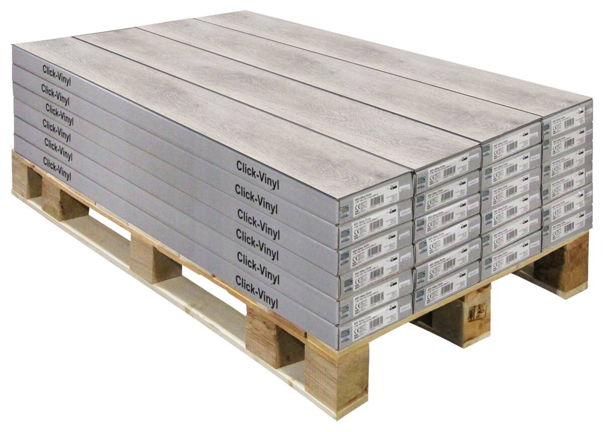 Click-Vinylboden Mailand ca. 2,22 m² im Paket  B/L: ca. 18,2x122 cm pro Paket