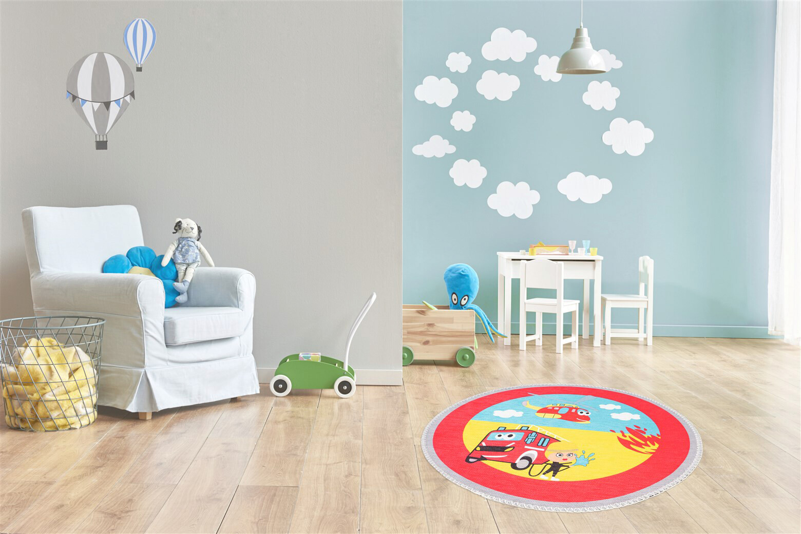 Arte Espina Flachflorteppich Playground 425 mehrfarbig B/H/L: ca. 160x0,5x160 cm