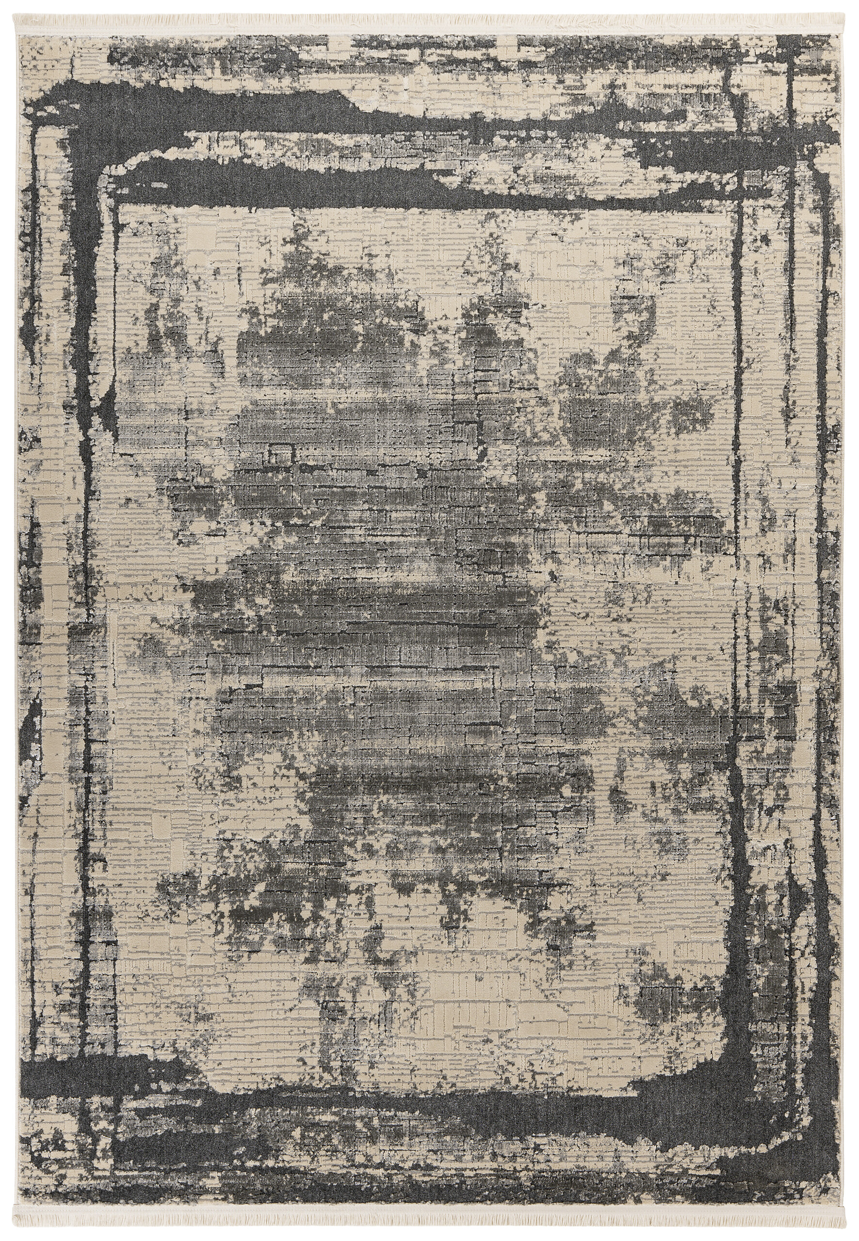 Kayoom Kurzflorteppich Adela 225 grau B/H/L: ca. 120x1,3x170 cm