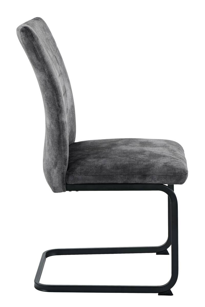 Schwingstuhl Gela anthrazit Microfaser B/H/T: ca. 49x98x62 cm