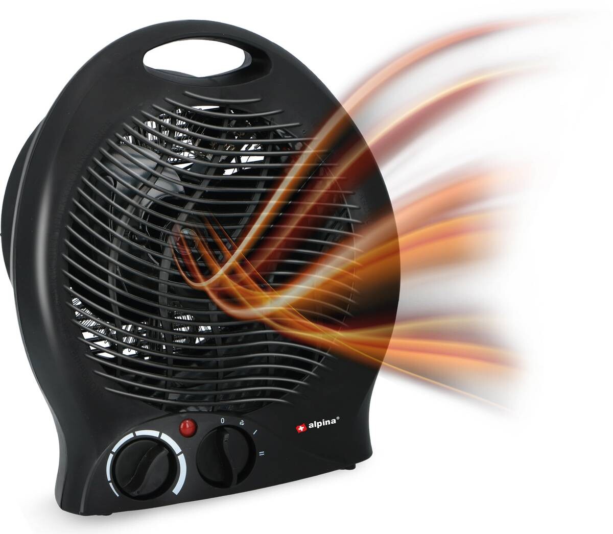 alpina Heizlüfter 2391 schwarz Kunststoff B/H/T: ca. 22x27x13 cm ca. 2000 W