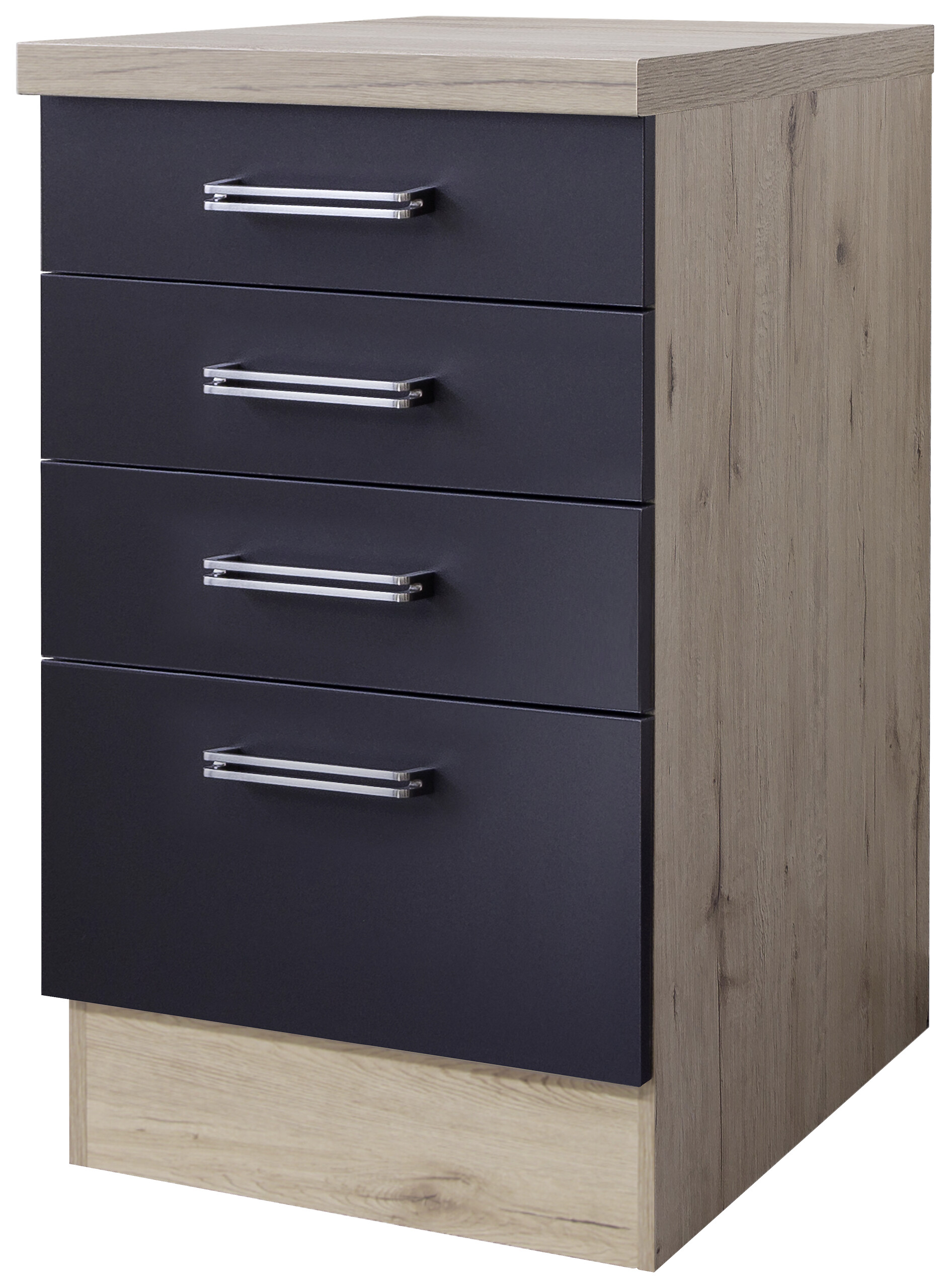 Schubkastenschrank Elva anthrazit B/H/T: ca. 50x86x60 cm