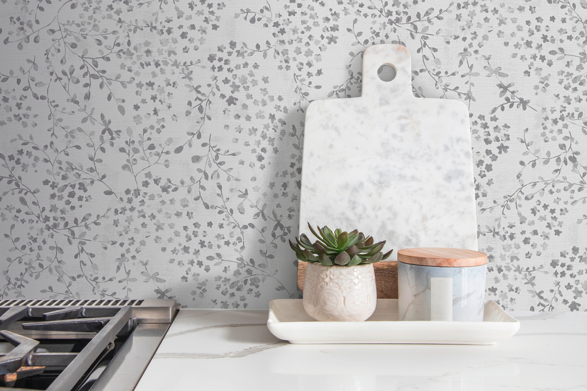 A.S.Creation Vliestapete weiß silber B/H/D: ca. 53x1005x8,1 cm