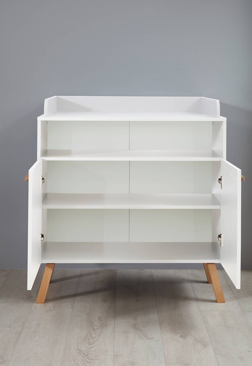 Wickelkommode Mats weiß B/H/T: ca. 96x105x78 cm