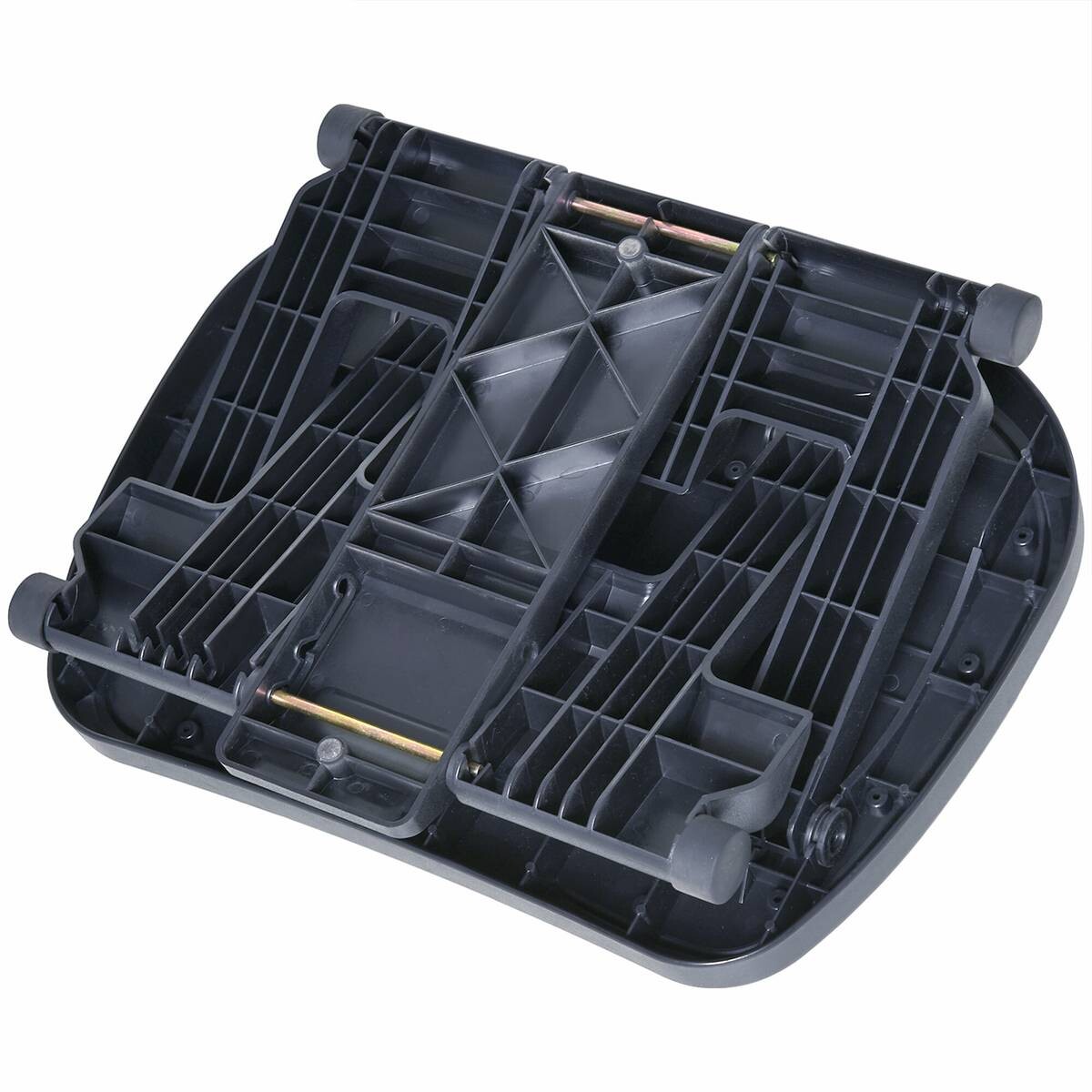 HOMCOM Fußstütze verstellbar schwarz