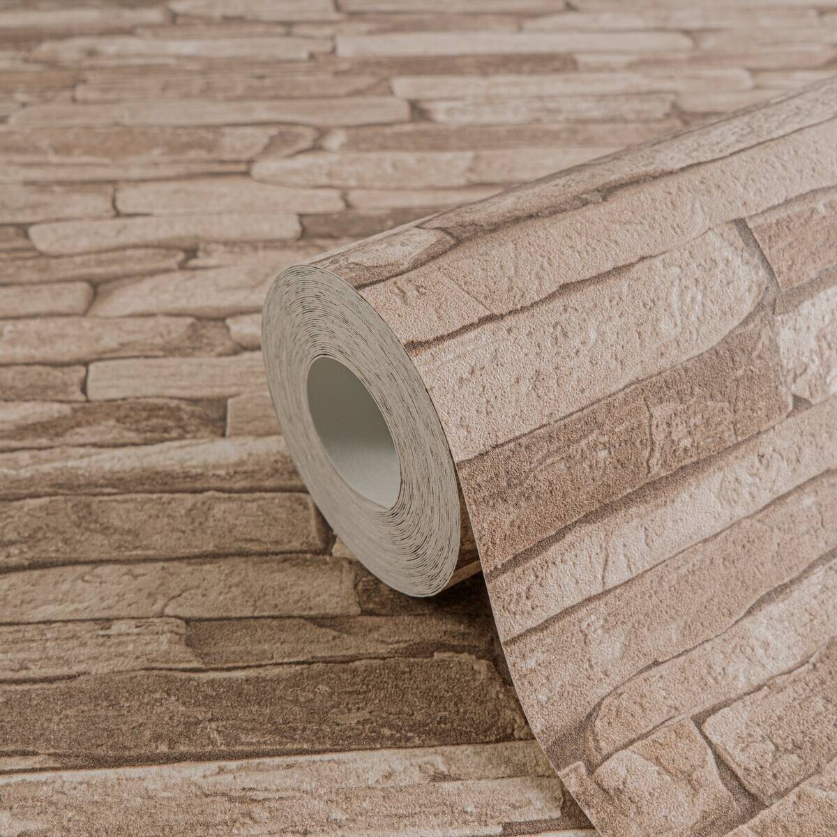 A.S.Creation Vliestapete braun beige B/H/D: ca. 53x1005x9,3 cm